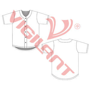 Vente en gros d'uniformes de baseball personnalisables pour jeunes Chemise grande taille toutes couleurs respirante en polyester 100% avec logo OEM - Product Image 2