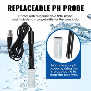Mestek — compteur de température pH numérique Combo, moniteur numérique pour Aquarium avec fonction de calibrage automatique - Product Image 6