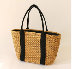Bolso Tote Tejido Minimalista de Calidad Premium, Bolso de Mercado Tejido a Mano, Bolsos de Playa de Macramé, Directo del Proveedor Indio - Product Image 2