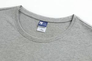 Camiseta Dry Fit Camiseta de algodón Camiseta Sublimación Blanks Camiseta con logotipo personalizado Camiseta impresa para hombres - Product Image 5