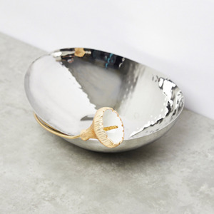 Modern Handicraft Aluminum Metal Eco-Friendly Fancy Luxury Polished <b>Bowl</b> for Party Decoration and Fruit & <b>Snacks</b> CE Certified - Product Image 4