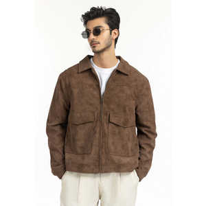 Chaqueta Casual Reversible con Cuello Alto y Cremallera, Acolchada e Impermeable, para Otoño/Primavera, Modelo MN-JKT-WS25-104, Corte Regular - Product Image 2