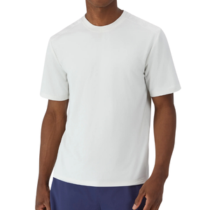 Camiseta de Manga Corta con Cuello Redondo para Hombre, Venta al por Mayor, Logotipo Personalizado, Camiseta Deportiva para Gimnasio, Camiseta de Manga Corta con Cuello Redondo de Corte Regular para Hombre - Product Image 3