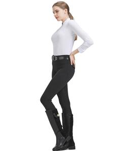 Pantalones de montar a caballo al por mayor de fábrica Jodhpur & Breeches Mujeres Hombres Pantalones ecuestres Chaps Leggings elásticos para montar a caballo - Product Image 6
