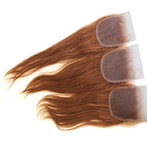 วิกผมยาวปิดลูกไม้100% ผมดิบธรรมชาติผมถักเปียด้านหน้าสำหรับวิกผมยาวเกรด5x5 HD - Product Image 2