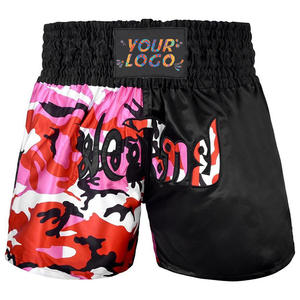 Pantalones cortos de Muay Thai para hombre al por mayor personalizados de alta calidad 100% poliéster ropa de artes marciales para boxeo para adultos - Product Image 6