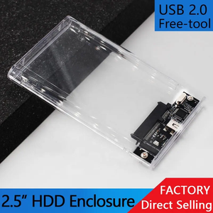 Giá rẻ bên ngoài HDD bao vây ổ cứng trường hợp SSD Hộp nhựa <span class=keywords><strong>2</strong></span> .<span class=keywords><strong>5</strong></span> inch <span class=keywords><strong>SATA</strong></span> III USB2.0 <span class=keywords><strong>sata</strong></span> ổ cứng bên ngoài bao vây - Product Image 4