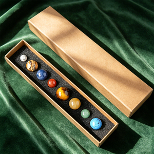 Adorno de Cristal Precioso de los Nueve Planetas, <span class=keywords><strong>Amatista</strong></span> y Ojo de Tigre, Decoración Feng Shui para el Hogar y la Oficina, Regalo de la Marca SM, Tallado y Grabado con Diamantes - Product Image 1