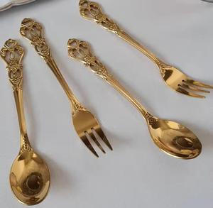 Nuevo diseñador, mango de pluma en relieve, cuchillos de corte de queso chapados en plata brillante, juego de herramientas de espátula para vajilla - Product Image 2