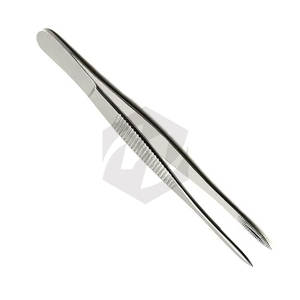 Pinzas de Acero Inoxidable Alemanas con Puntas Rectas, Grado Quirúrgico, Pinzas Adson para Uso Médico y Dental - Product Image 3