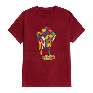 Prix raisonnable Slim Fit T-shirts imprimés 100% coton Style décontracté T-shirts d'entraînement T-shirts imprimés à la mode - Product Image 1