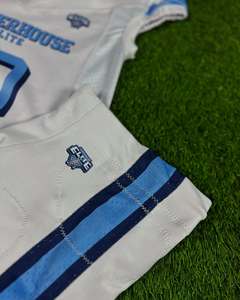 Uniforme de fútbol americano transpirable patrón sólido conjunto de manga corta - Product Image 2