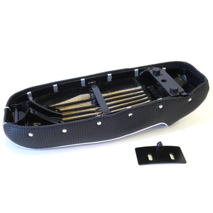 Asiento deportivo 'RLC Fastback' (negro) Lambretta LI + TV + SX + Special + DL + Serveta - Product Image 2