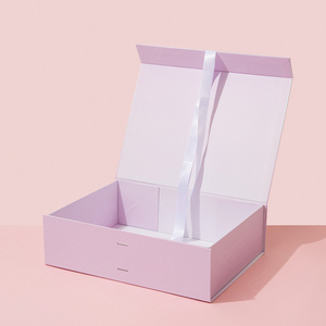 Free Sample Portable OEM Rectangle Custom Cardboard Flat Pack Folding <strong>Box</strong> Packaging Magnetic <strong>Paper</strong> Foldable Gift <strong>Box</strong> - Product Image 4