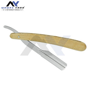 Navaja de Afeitar Profesional para Barbería, Navaja de Afeitar con Bloqueo Oscilante, Mango de Madera de Color Personalizado, Navaja de Barbero Profesional - Product Image 5