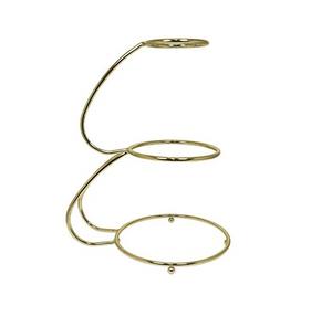 ขาตั้งเค้กลวดเคลือบสีดํา อินเดียโบราณ ออกแบบโลหะบนโต๊ะอาหาร ขาตั้งเค้กตกแต่ง ขายราคาขายส่ง ขาตั้งโลหะ - Product Image 4