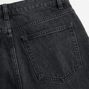 Pantalones Vaqueros de Pierna Ancha para Mujer, de Primera Calidad, Transpirables, de Algodón, con Cierre de Cremallera, Estilo Casual, con Bolsillos con Botones, Talla Grande, para Invierno - Product Image 5