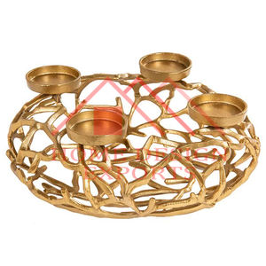 Chandelier en aluminium en métal de haute qualité à vendre Meilleur vendeur Décor Aluminium T Light Bougeoir pour décorations pour la maison - Product Image 6