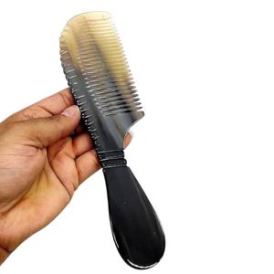 100% peine de pelo de cuerno de búfalo de agua hecho a mano ecológico Natural de alta calidad estilo tallado Animal pulido hecho a mano único - Product Image 1