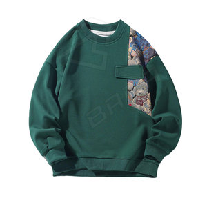 Vente directe d'usine-Hommes nouveau Style pull chaud sweat mode décontractée pour automne hiver vêtements de plein air pull à motif solide - Product Image 2