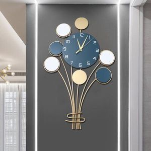 Decoración de sala de estar, reloj de arte de pared chapado en oro, venta al por mayor, reloj de Metal supervendido, reloj de oficina decorativo, precio al por mayor - Product Image 2