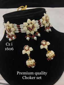 สร้อยคอเพชรโมอิสประกายพร้อมต่างหูเครื่องประดับเจ้าสาวที่ดีที่สุดสำหรับงานแต่งงานงานเฉลิมฉลองและงานเฉลิมฉลองที่ยิ่งใหญ่ - Product Image 2