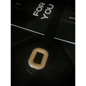 Ceinture pour femme avec boucle dorée de 3 cm, en alliage tendance - Product Image 3