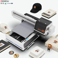Impresora UV 6090 Xp600 de Inyección de Tinta DTF, Impresora 3D para Texturas, Cuero, Pelotas de Golf, Carcasas de Teléfono, Metal, Termos, Automática, LED, Flex, Ricoh