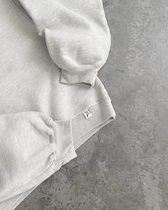 Custom Oversized Drop Shoulder Hoodie and Straight Leg Pants Distressed Embroidery logo 2 Piece Tracksuit Set - Product Image 5