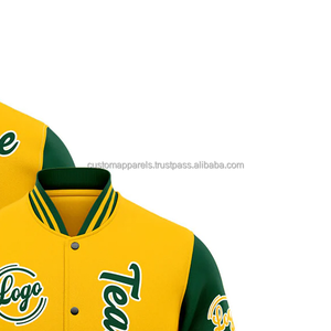 MCACVJ-161 de veste universitaire de marque Premium Corporate Team avec col montant et logo de broderie sur le devant Vente en gros - Product Image 4