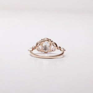 Anillo de compromiso de diamante de corte ovalado con certificación IGI, anillo de regalo de moda de lujo de Plata de Ley 925 para mujer - Product Image 4