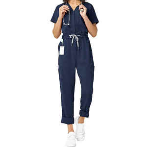 Combinaison Offre Spéciale anti-rides avec logo personnalisé blouse d'infirmière en tissu doux uniforme d'hôpital blouses médicales jogger pour femmes ensemble de blouses - Product Image 4