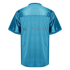 Nouveauté T-shirt en maille surdimensionné à col en V avec logo personnalisé, respirant, séchage rapide, style hip-hop pour hommes, fabriqué au Pakistan - Product Image 3