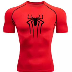 Manches longues compression t-shirt hommes gym entraînement entraînement course athlétique couche de base respirant évacuation de l'humidité fitness haut - Product Image 1