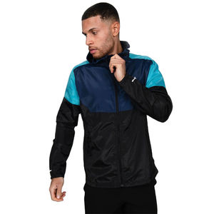 Veste coupe-vent d'hiver pour homme à manches longues avec logo personnalisé sur le devant Respirante Séchage rapide Coupe-vent Nylon de qualité supérieure - Product Image 1