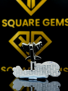 Número personalizado Hip Hop colgante de moissanita para hombre con su letra Fun Ice Hip Hop joyería para niños - Product Image 2