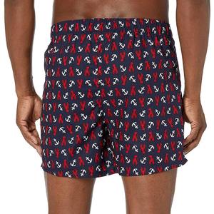 Men's Summer Casual Eco-Friendly Printed Shorts High Street Style Lightweight Breathable Windproof <b>Elastic</b> Waistband - Product Image 3