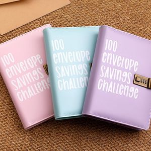 Personnalisé 100 Enveloppes Économies <span class=keywords><strong>D</strong></span>'argent <span class=keywords><strong>D</strong></span>éfi Classeur Façon <span class=keywords><strong>D</strong></span>'économiser 5,050 $ Budget Planificateur Organisateur Portefeuille Avec Serrure Numérique - Product Image 6
