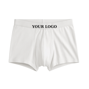 Top Quality Men'S Cotton <b>Boxers</b> Good Absorbency Summer Clothing Men 100% Cotton Custom Sizes Underwear Men Made in Vietnam - Product Image 2