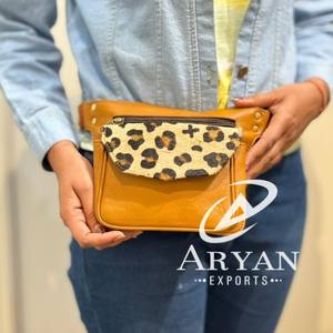 ใหม่ตะวันตกแฮนด์เมดของแท้หนังเอวกระเป๋าเข็มขัดที่สามารถปรับที่ไม่ซ้ํากันวินเทจสไตล์ Fanny Pack สะโพกปรับเอวกระเป๋า - Product Image 1