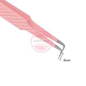 Pince à cils professionnelle en acier inoxydable pince à épiler d'extension de cils de haute qualité - Product Image 2