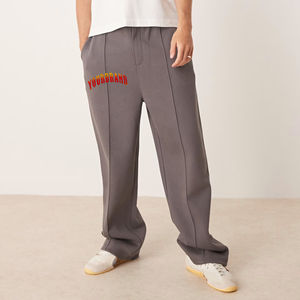 กางเกงผู้ชายโอเวอร์ไซส์ผ้าคอตตอน100% พิมพ์โลโก้ DTG พร้อมกางเกงว่ายน้ำขายาว - Product Image 6