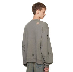 เสื้อสเวตเตอร์คอตตอนผ้าฟลีซสำหรับผู้ชายเสื้อสเวตเตอร์แบบสวมหัวสำหรับผู้ชายผ้าฝ้าย100% โลโก้ออกแบบได้ตามที่ต้องการสำหรับผู้ชาย - Product Image 3