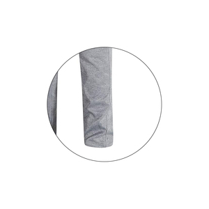 Ensemble de survêtement unisexe personnalisé en polyester/coton respirant et coupe-vent pour l'entraînement d'automne, avec fermeture éclair, deux pièces - Product Image 6