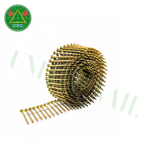 Clavos de paleta de bobina de 2 pulgadas para construcción, fabricación de paletas con opciones de tornillo/vástago liso/anillo y cabeza a cuadros, los mejores precios - Product Image 1