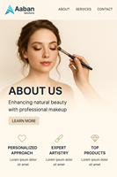 Servicios de diseño de sitios web para artistas de maquillaje o salones Los mejores desarrolladores de La India ofrecen soluciones comerciales en línea asequibles y fiables