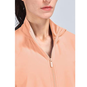 Wholesale Women's Athletic Running <b>Yoga</b> Gym Track Zip up Cropped <b>Jackets</b> - Product Image 6