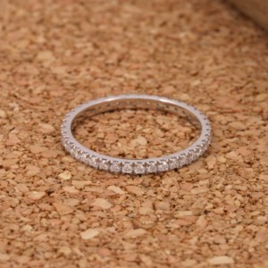 แหวนเพชรกลมโตในห้องปฏิบัติการทองคำ18K สุดหรูสำหรับสตรีสี VVS2ชัดเจนเครื่องประดับสำหรับผู้หญิงขายส่ง - Product Image 1