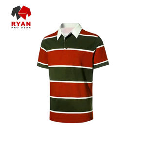 Camiseta Polo Personalizada Ryan Pro Gear para Hombre, Estilo Pullover con Diseño de Botones y Logotipo Personalizado - Product Image 3