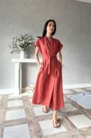 Haute qualité Kimono Wrap robe en lin Maxi avec manches courtes lin robe japonaise été lin robe médiévale grande taille vêtements